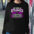 Allergic Oesophagitis Awareness Ribbon Gift For Eoe Patients Sweatshirt Gifts for Her