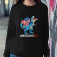 American Flag Funny 4Th Of JulyRex Dinosaur Sweatshirt Gifts for Her