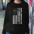 American Flag Lgbt Gay Pride Lesbian Bisexual Ally Quote Sweatshirt Gifts for Her