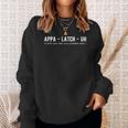 Appa - Latch - Uh I Dont Care What Your Professor Said Premium Men Women Sweatshirt Graphic Print Unisex Gifts for Her