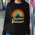Assistant Principal Vintage Retro Funny Birthday Coworker Cool Gift Graphic Design Printed Casual Daily Basic Sweatshirt Gifts for Her