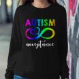 Autism Acceptance Rainbow Tshirt Sweatshirt Gifts for Her