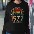 Awesome Since 1977 Vintage 1977 45Th Birthday 45 Years Old Sweatshirt Gifts for Her