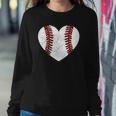 Baseball Heart Fun Mom Dad Men Women Softball Wife Sweatshirt Gifts for Her