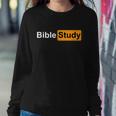 Bible Study Hub Logo Funny Sarcastic Adult Humor Sweatshirt Gifts for Her