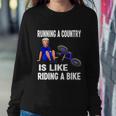Biden Falls Off Bike Joe Biden Falling Off His Bicycle Funny Meme Sweatshirt Gifts for Her
