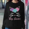 Big Sister Cute Cat Tshirt Sweatshirt Gifts for Her