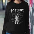 Border Collie Anatomy Funny Cute Dog Border Collie Mom Dad Sweatshirt Gifts for Her