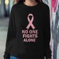 Bougie Hounds No One Fights Alone Gift Sweatshirt Gifts for Her