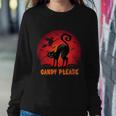 Candy Please Cat Halloween Quote Sweatshirt Gifts for Her