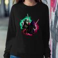 Cat Wars Light Swords Star Cats Funny Sweatshirt Gifts for Her