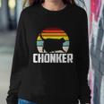 Chonker Fat Cat Meme Funny Chonk Cat Gift Sweatshirt Gifts for Her