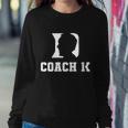 Coach 1K 1000 Wins Basketball College Font 1 K Sweatshirt Gifts for Her