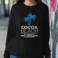 Cocoa Beach Florida Palm Tree Sweatshirt Gifts for Her