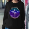 Colorful Colorado Mountain State Logo Sweatshirt Gifts for Her