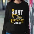 Construction Birthday Party Digger Aunt Birthday Crew Graphic Design Printed Casual Daily Basic Sweatshirt Gifts for Her