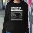 Cornish Pasties Nutrition Facts Funny Sweatshirt Gifts for Her