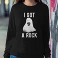 Cute Ghost Halloween I Got A Rock Sweatshirt Gifts for Her