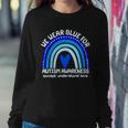 Cute We Wear Blue For Autism Awareness Accept Understand Love Tshirt Sweatshirt Gifts for Her