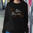 Dachshund Mom Wiener Doxie Mom Cute Doxie Graphic Dog Lover Cute Gift Sweatshirt Gifts for Her