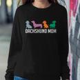 Dachshund Mom Wiener Doxie Mom Graphic Dog Lover Gift V2 Sweatshirt Gifts for Her