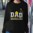 Dad Birthday Crew Construction Birthday Party Graphic Design Printed Casual Daily Basic Sweatshirt Gifts for Her
