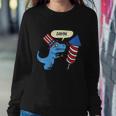 Damn Trex Short Hands Firecracker Funny Firework 4Th Of July Sweatshirt Gifts for Her