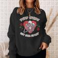 Dead Inside But Still Horny Funny Valentines Day For Couples Men Women Sweatshirt Graphic Print Unisex Gifts for Her