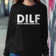 Dilf Devoted Involved Loving Father Tshirt Sweatshirt Gifts for Her