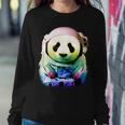 Dj Panda Astronaut Sweatshirt Gifts for Her
