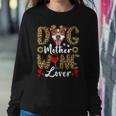Dog Mother Wine Lover Shirt Dog Mom Wine Mothers Day Gifts Sweatshirt Gifts for Her