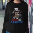 Drinkin Like A Patriot 4Th Of July Uncle Sam Sweatshirt Gifts for Her