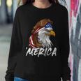 Eagle Mullet Merica 4Th Of July Usa American Flag Patriotic Great Gift Sweatshirt Gifts for Her