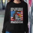 Eagle Mullet Party In The Back Sound Of Freedom 4Th Of July Gift Sweatshirt Gifts for Her