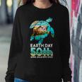 Earth Day 50Th Anniversary Turtle Tshirt Sweatshirt Gifts for Her