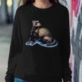 Ferret Wildlife Sweatshirt Gifts for Her