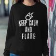 Ff14 Black Mage Keep Calm And Flare Sweatshirt Gifts for Her