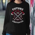 Firefighter Future Firefighter Volunteer Firefighter V2 Sweatshirt Gifts for Her