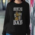 Firefighter Proud Fire Dad Firefighter Dad Of A Fireman Father Sweatshirt Gifts for Her