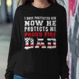 Firefighter Proud Fire Dad Fireman Father Of A Firefighter Dad V2 Sweatshirt Gifts for Her