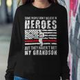 Firefighter Proud Fireman Grandpa Of A Firefighter Grandpa V2 Sweatshirt Gifts for Her