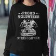 Firefighter Proud Volunteer Firefighter Fire Department Fireman Sweatshirt Gifts for Her