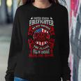 Firefighter United States Firefighter We Run Towards The Flames Firemen _ V4 Sweatshirt Gifts for Her