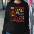 Firefighter Vintage Im A Firefighter Dad Definition Much Cooler Sweatshirt Gifts for Her