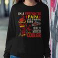 Firefighter Vintage Im A Firefighter Papa Definition Much Cooler Sweatshirt Gifts for Her