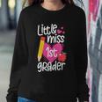 First Day Of School Little Miss 1St Grader Girls Gift Sweatshirt Gifts for Her