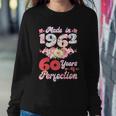 Flower Floral Made In 1962 60 Years Of Perfection 60Th Birthday Tshirt Sweatshirt Gifts for Her