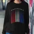 Fourth Of July Fighter Jets Red White Blue 4Th American Flag Sweatshirt Gifts for Her