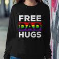 Free Dad Hugs Shirt Fathers Day Shirt Lgbtq Proud Fathers Tshirt Lgbtq Prid Sweatshirt Gifts for Her
