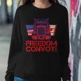 Freedom Convoy 2022 Usa Canada Truckers Sweatshirt Gifts for Her